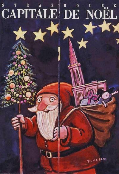 Strasbourg ungerer affiche de noel